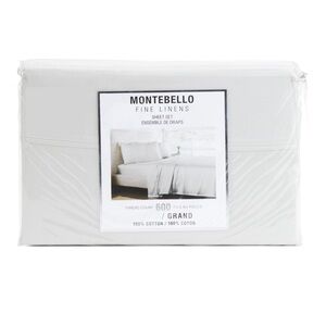 MONTEBELLO 600tc Sheet Set In Oyster